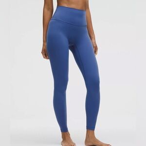 Lululemon Light Blue/Purple High Rise Yoga Leggings size 8